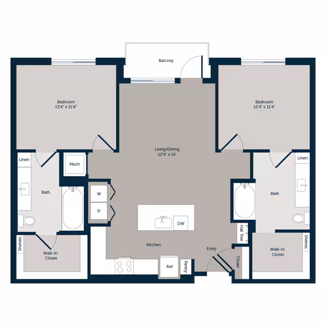 Unit Emory-233 Emory-233 floor plan
